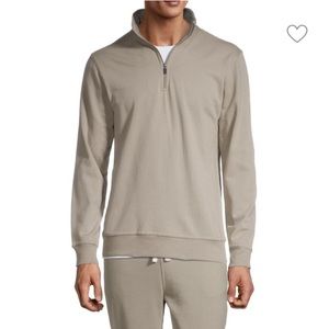 Men’s Surf & Swim Tan Quarter Zip Sweatshirt